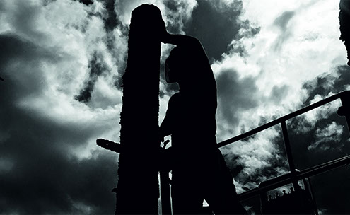 Dipl.-Ing. Martin Kracke bei der Arbeit für Nabu Nordheide Agrar Bau Umwelt